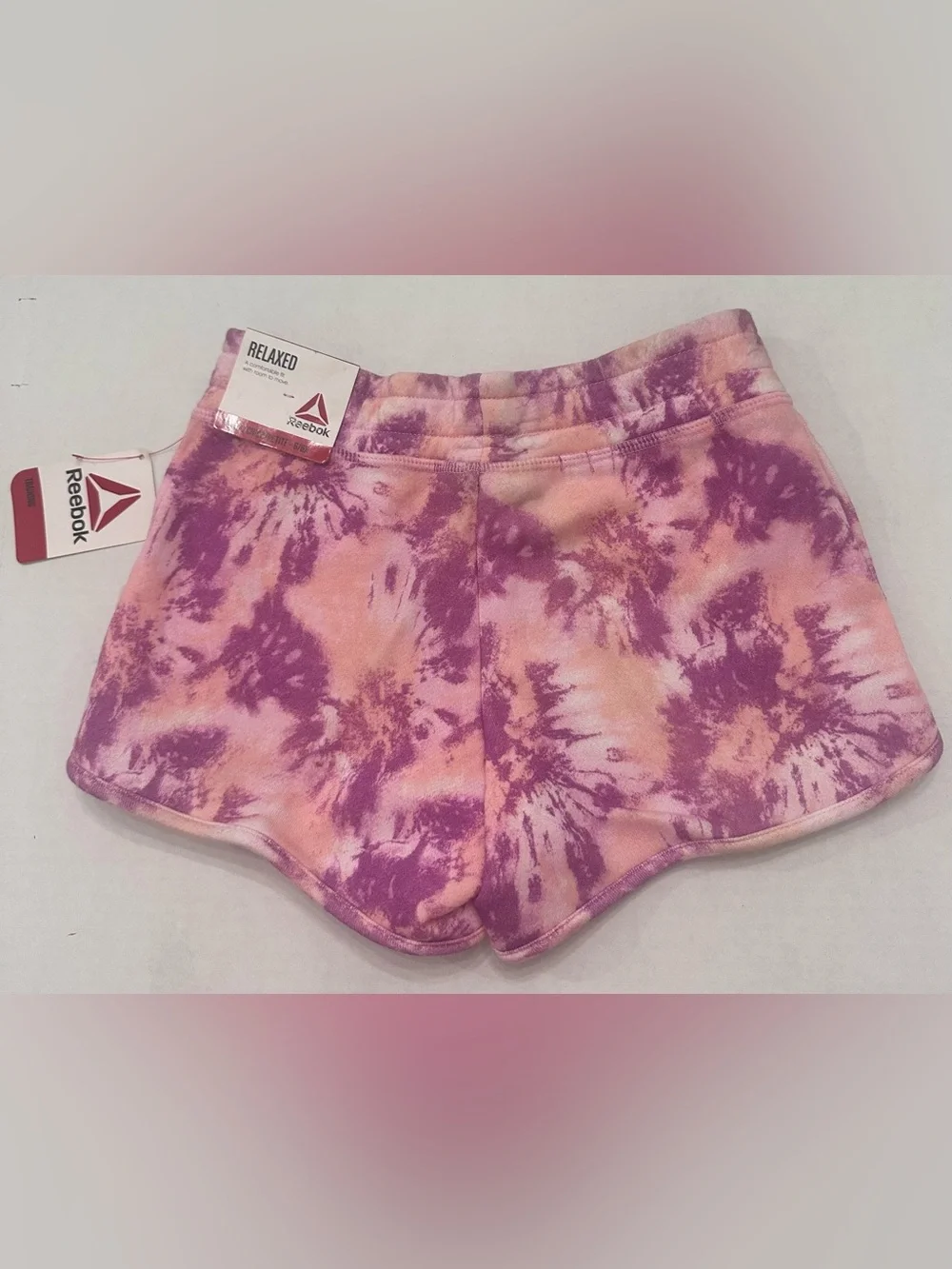 2 Pairs of Girls Reebok French Terry Shorts Size S-6/6x NWT's